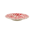 Red Scroll Pasta Plate