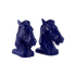 Pair of Blue Horse Bookends
