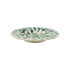 Green Scroll Pasta Plate