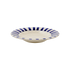Navy Blue Stripes Pasta Plate