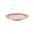 Red Stripes Pasta Plate
