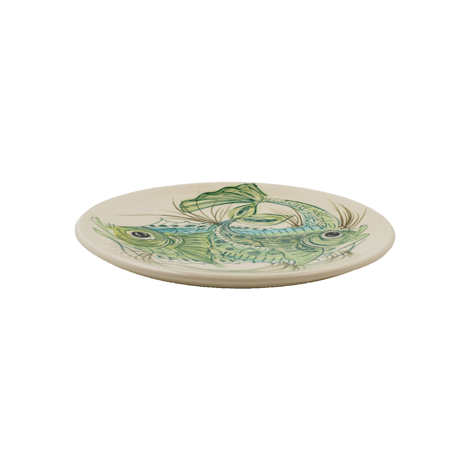 Green Aldo Fish Side Plate