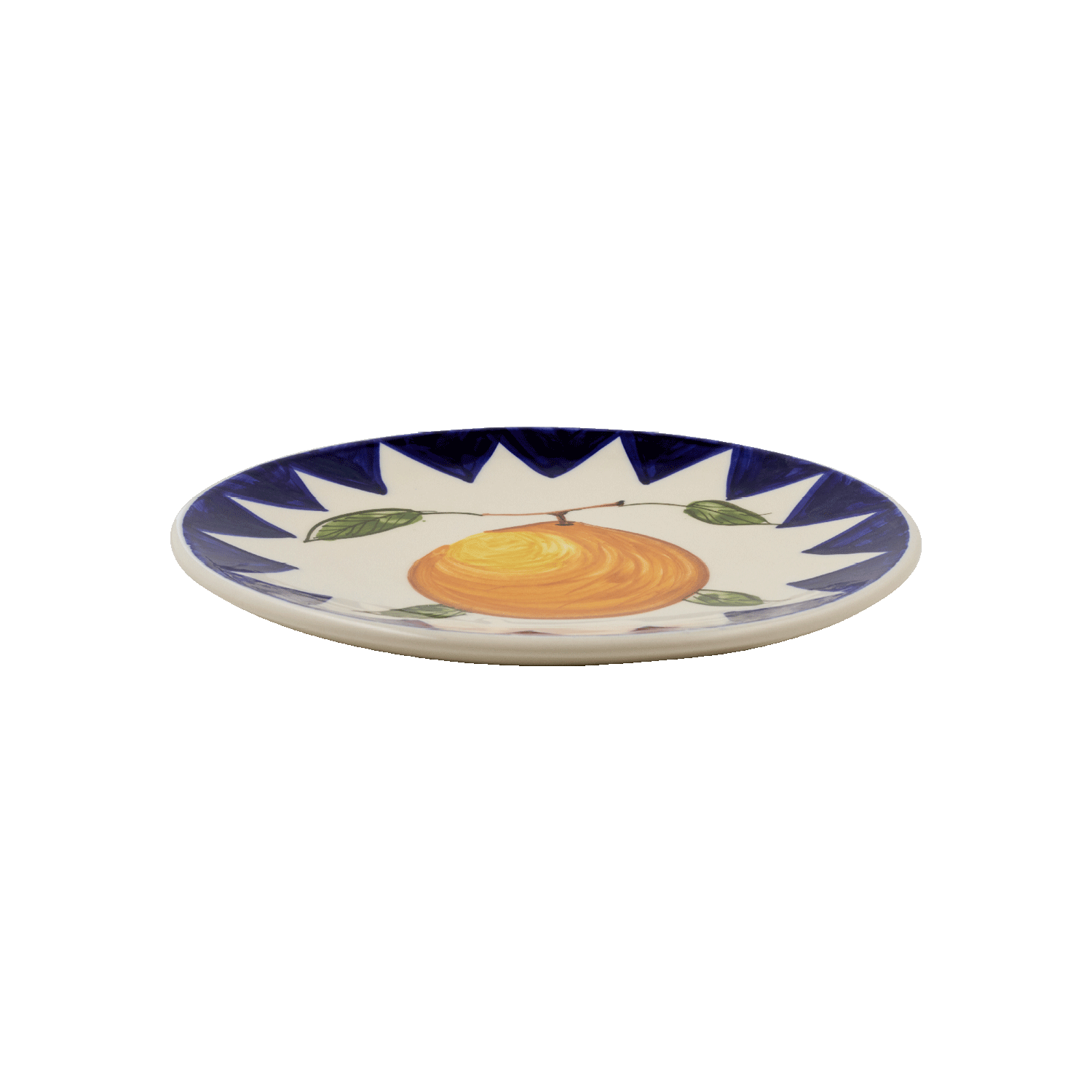 Orange Zigare Fruit Side Plate