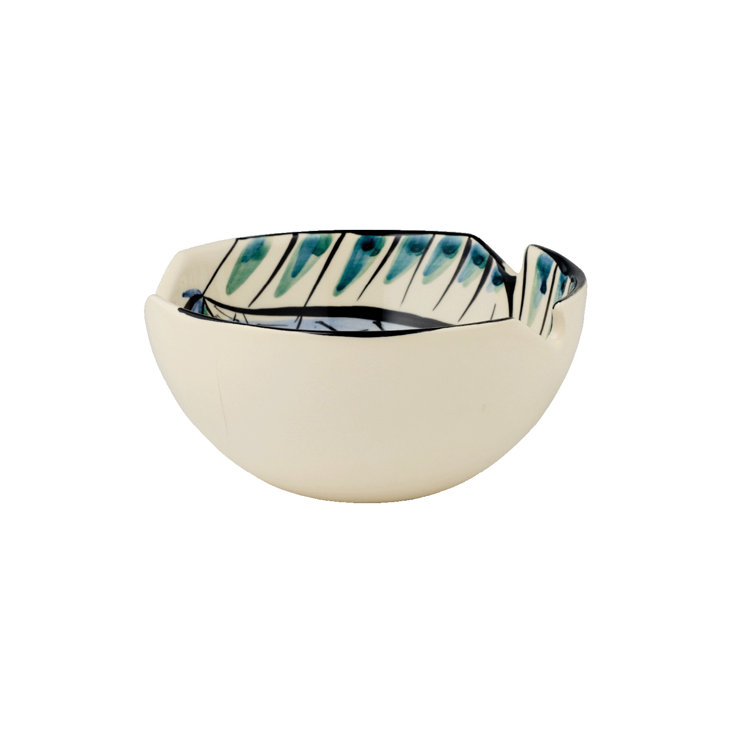 Small Blue Romina Fish Bowl