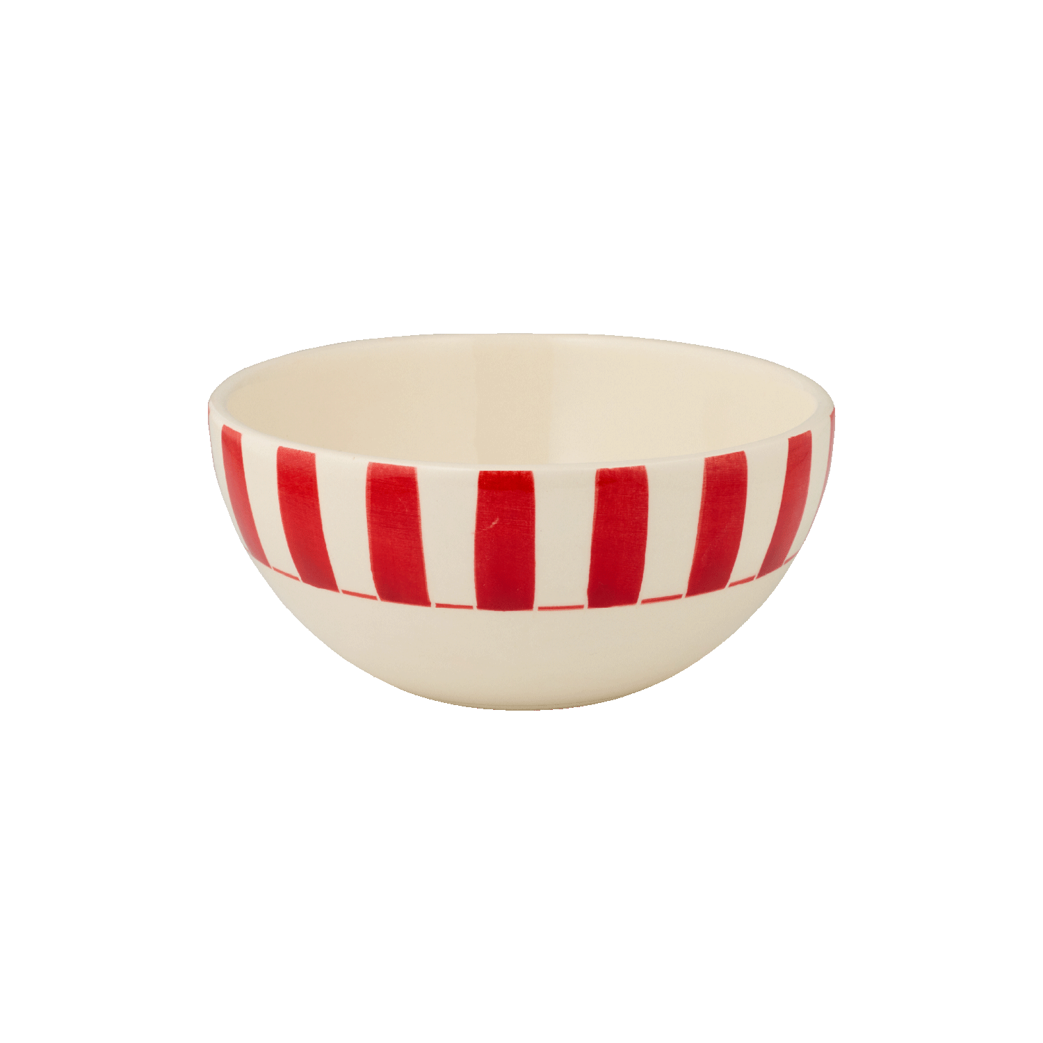 Small Red Stripes Bowl