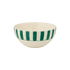 Small Green Stripes Bowl