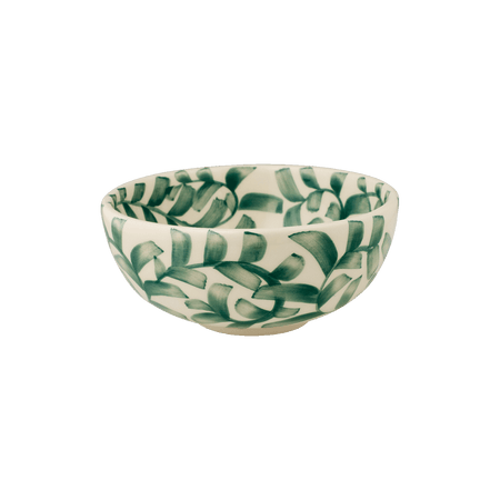 Medium Green Scroll Bowl