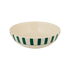 Large Green Stripes Bowl