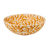 Yellow Scroll Salad Bowl