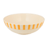 Yellow Stripes Salad Bowl