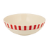 Red Stripes Salad Bowl