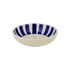 Navy Blue Stripes Peanut Bowl
