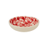 Red Scroll Peanut Bowl