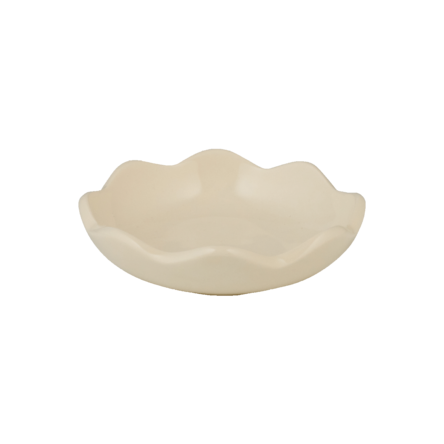 Scalloped Peanut Bowl