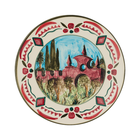 Maltese Garden Dinner Plate