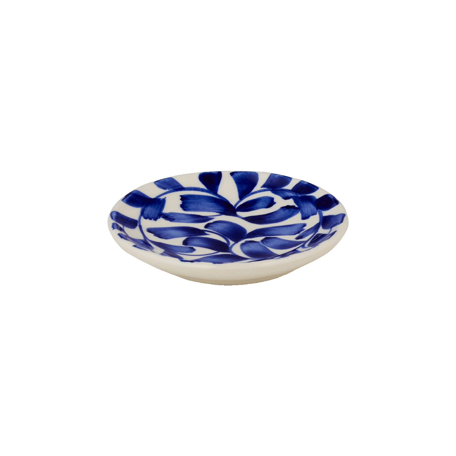 Navy Blue Scroll Dipping Bowl