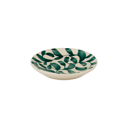 Green Scroll Dipping Bowl