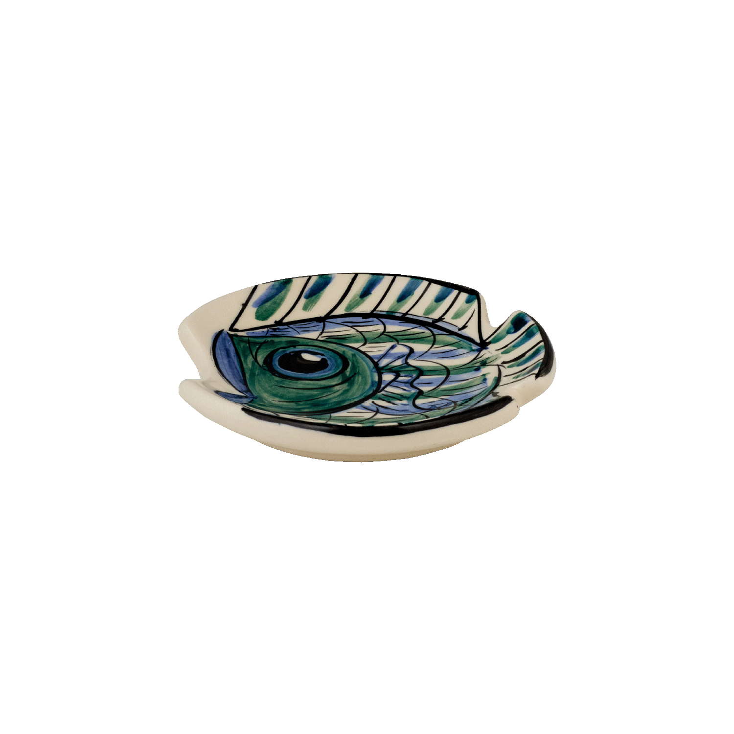 Blue Romina Fish Dipping Bowl