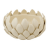 Medium Cream Artichoke Bowl