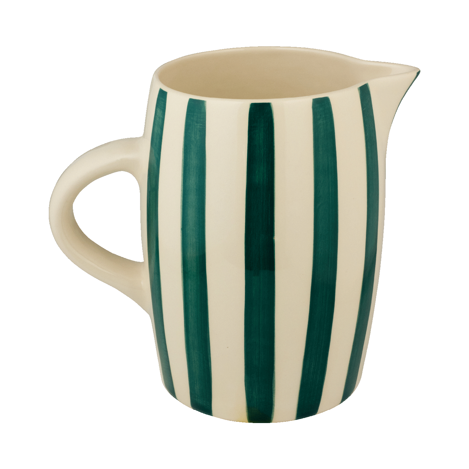 Green Stripes Water Jug