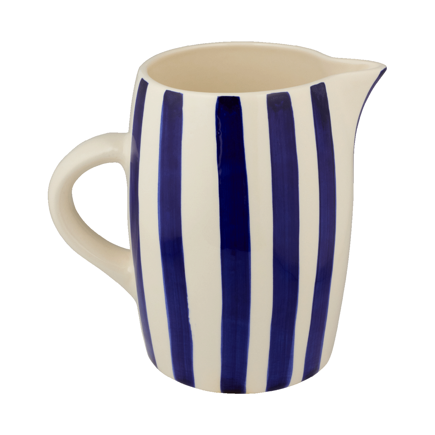 Navy Blue Stripes Water Jug