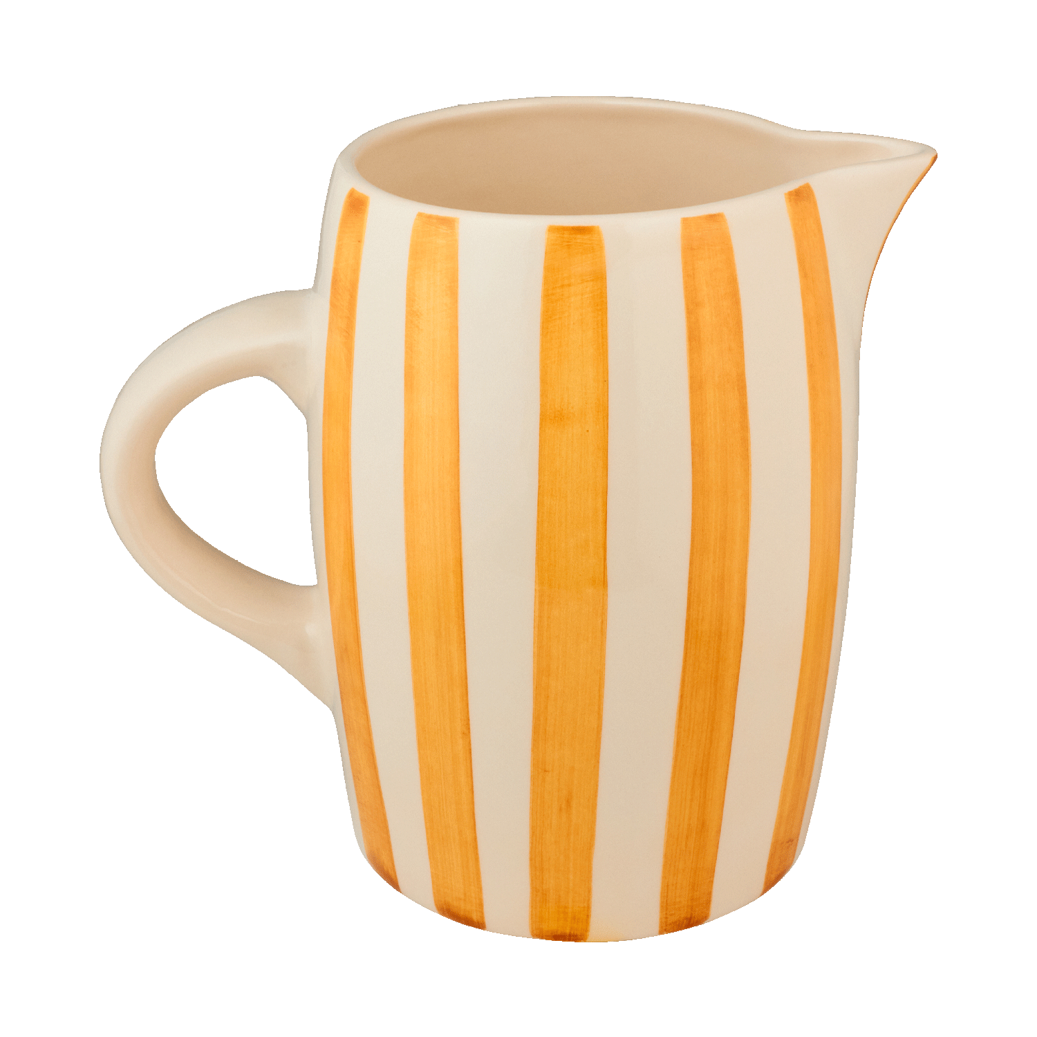 Yellow Stripes Water Jug