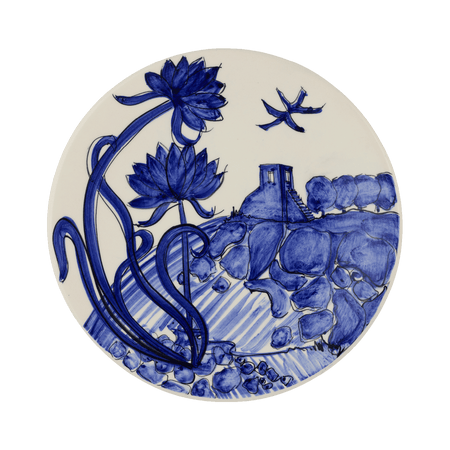 Melita Blue Dinner Plate