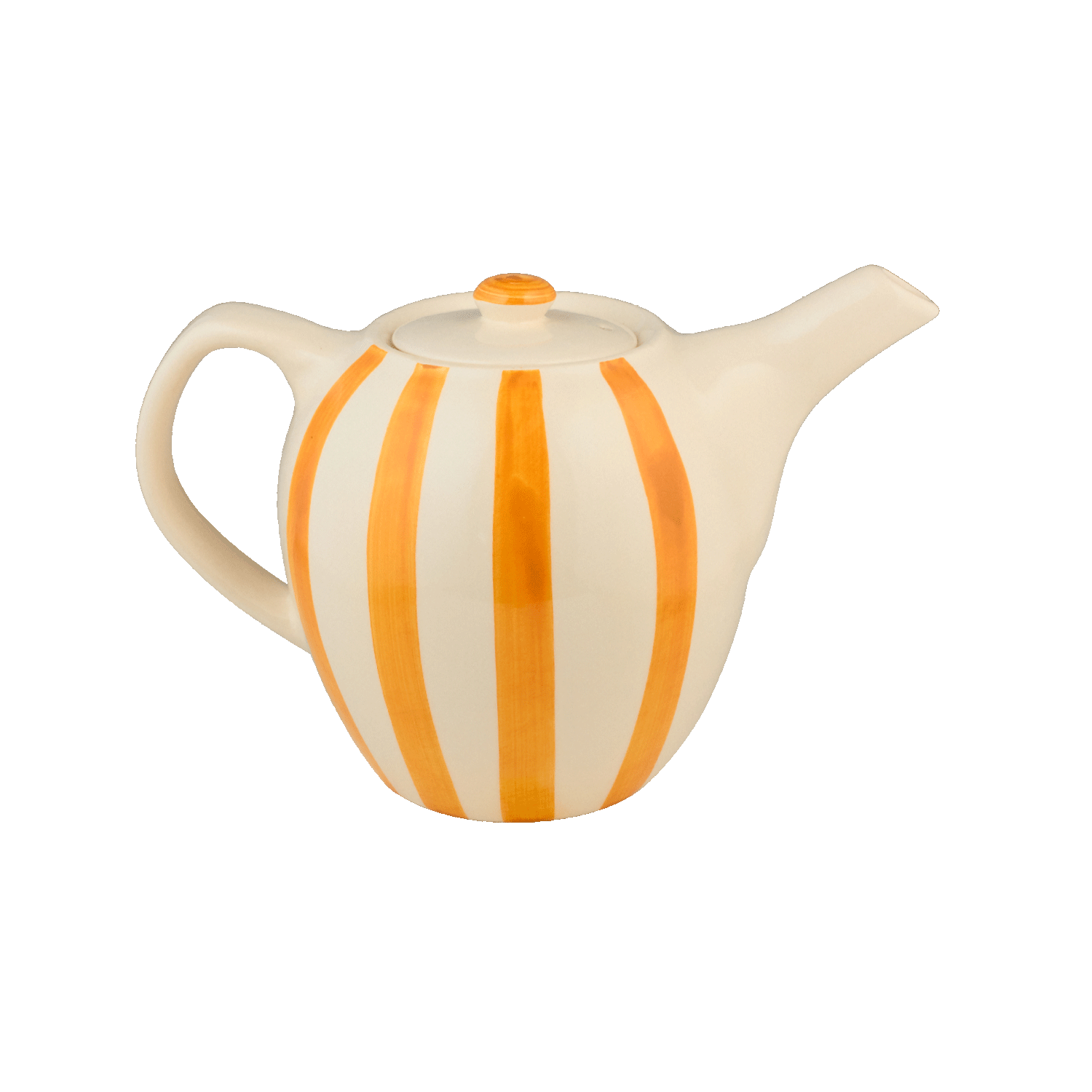 Yellow Stripes Teapot