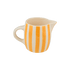 Yellow Stripes Milk Jug