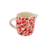 Red Scroll Milk Jug