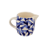 Navy Blue Scroll Milk Jug