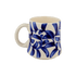 Navy Blue Scroll Mug