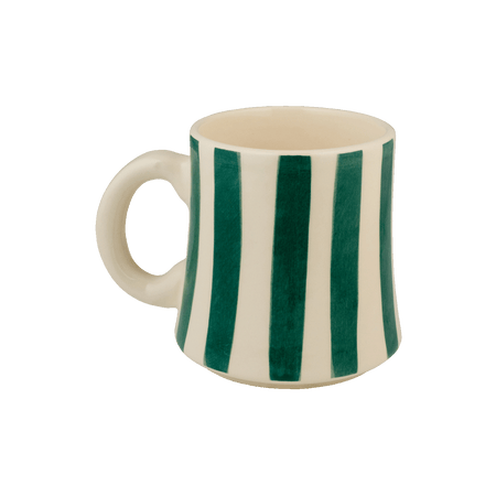 Green Stripes Mug