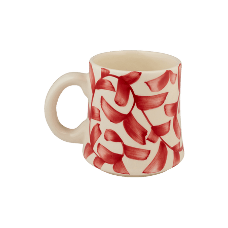Red Scroll Mug