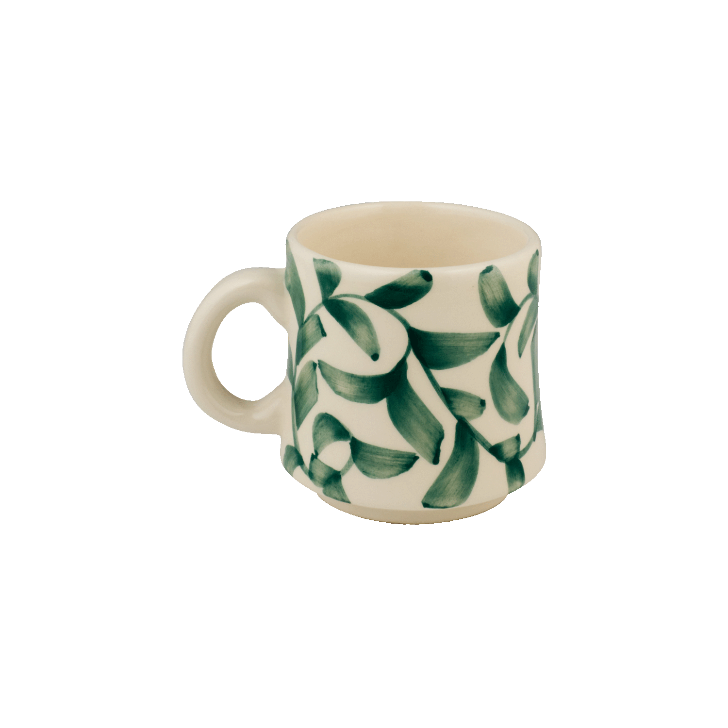 Small Green Scroll Mug
