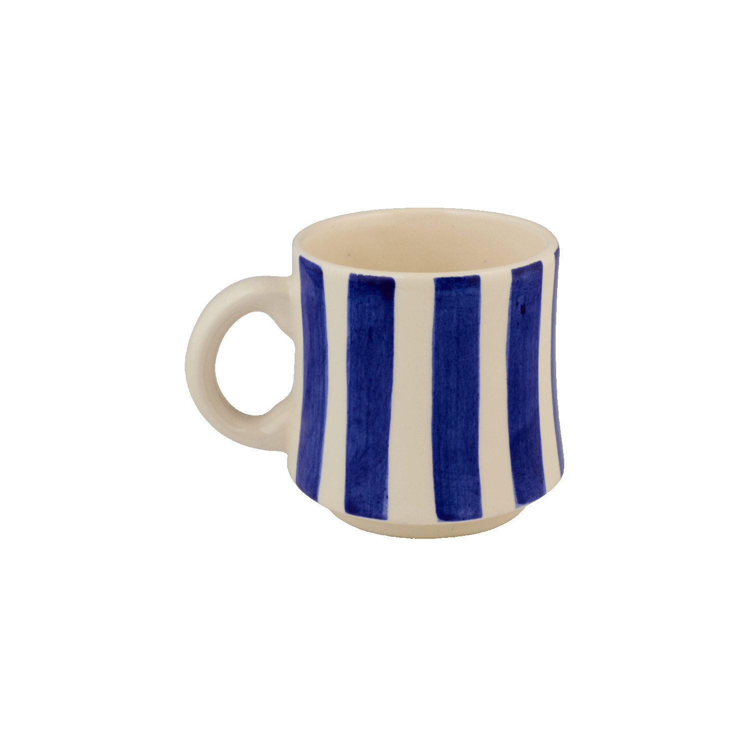 Small Navy Blue Stripes Mug