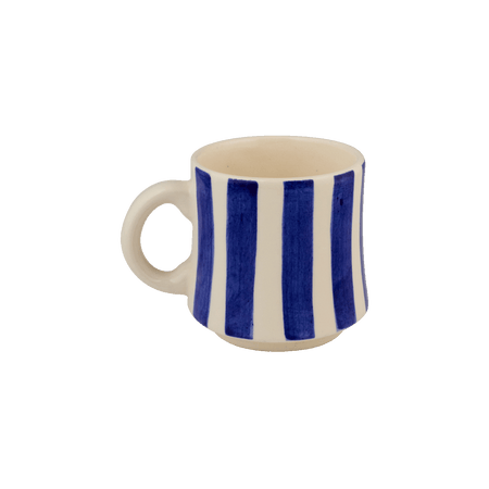 Small Navy Blue Stripes Mug