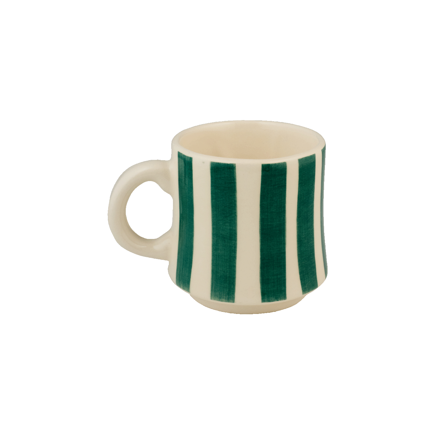 Small Green Stripes Mug