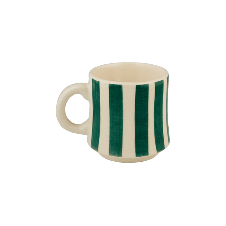 Small Green Stripes Mug