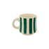 Small Green Stripes Mug