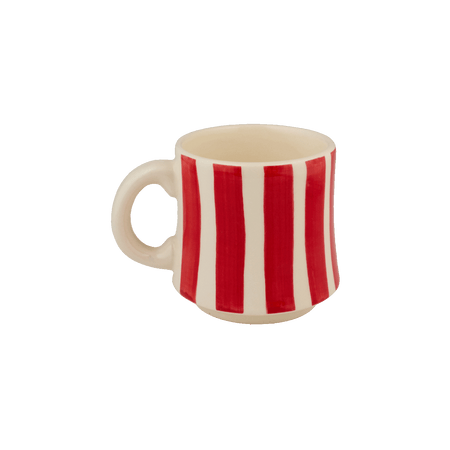 Small Red Stripes Mug