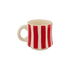 Small Red Stripes Mug