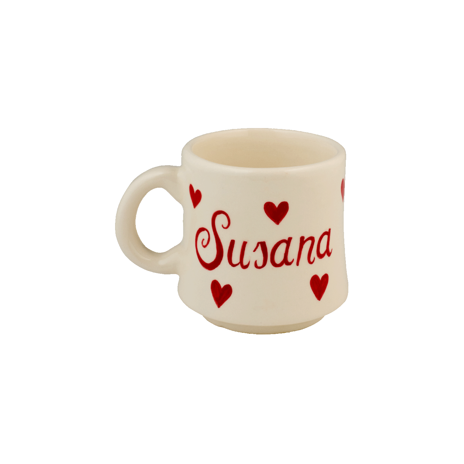 Personalised Love Heart Mug