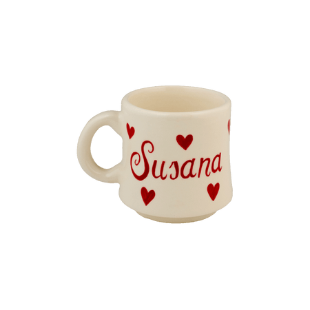 Personalised Love Heart Mug