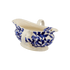 Navy Blue Scroll Gravy Boat