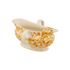 Yellow Scroll Gravy Boat