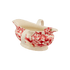 Red Scroll Gravy Boat