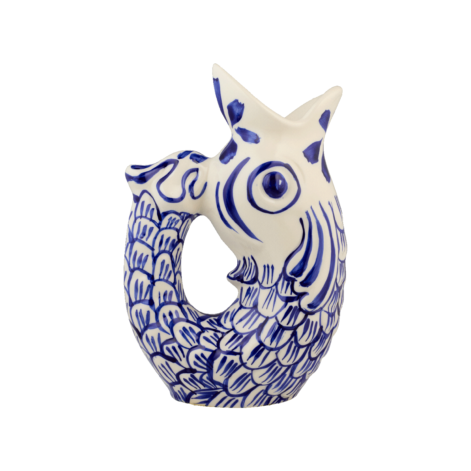 Navy Blue Glug Glug Jug