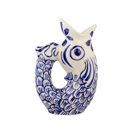 Navy Blue Glug Glug Jug