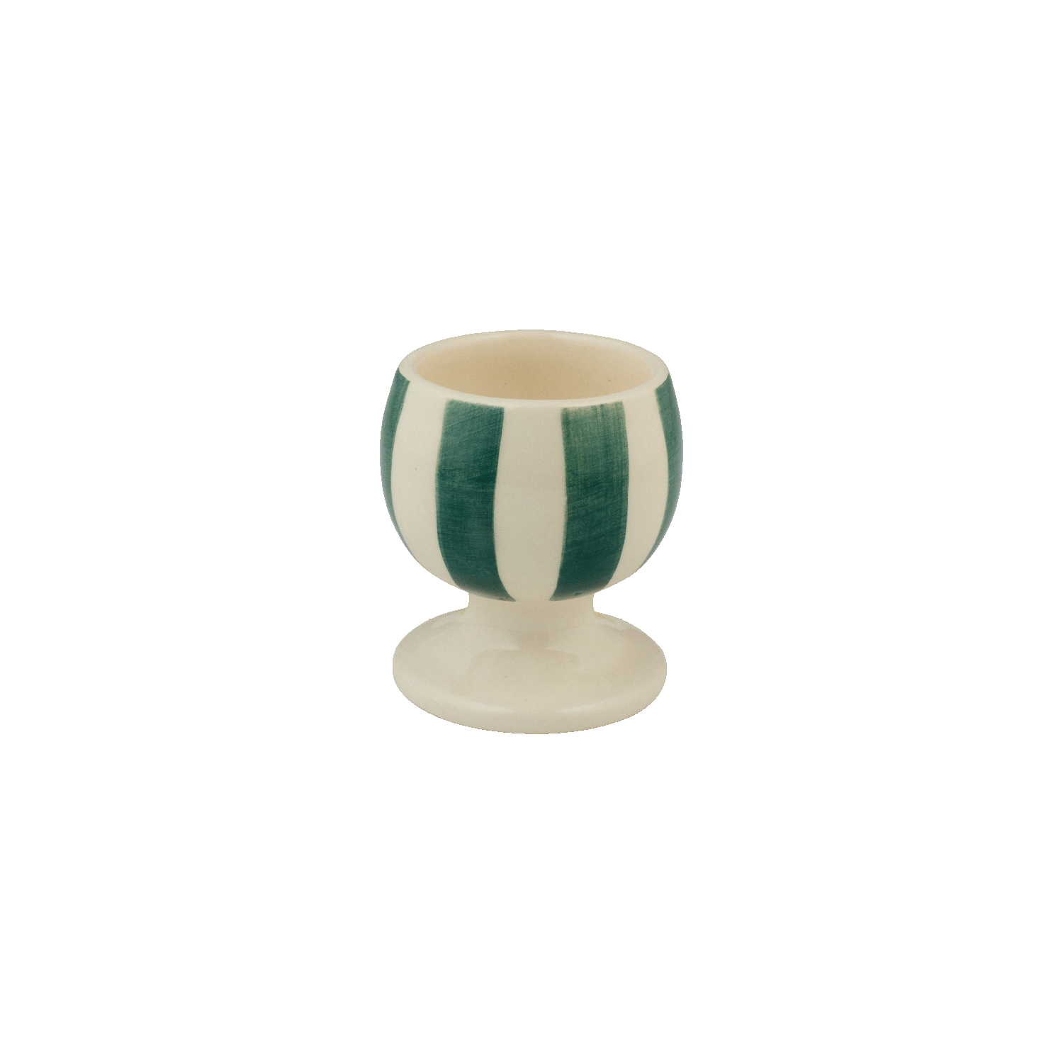 Green Stripes Egg Cup